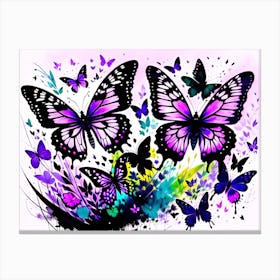 Butterfly Painting Canvas Print