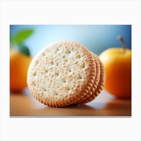 Crackers And Oranges Canvas Print