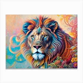 Lion Painting 61 Canvas Print