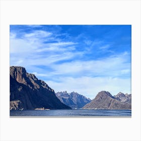 Fjords Of Greenland (Greenland Series) 3 Canvas Print