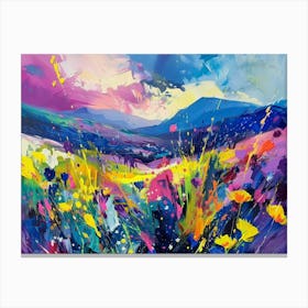 Scotland Wildflowers Canvas Print