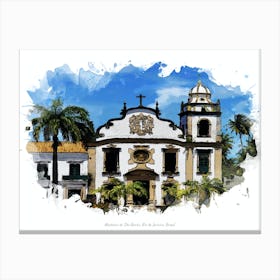 Mosteiro De São Bento, Rio De Janeiro, Brazil Canvas Print