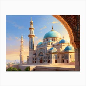 Islamic Mosque 13 Canvas Print