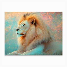 Lion Painting 2 Canvas Print