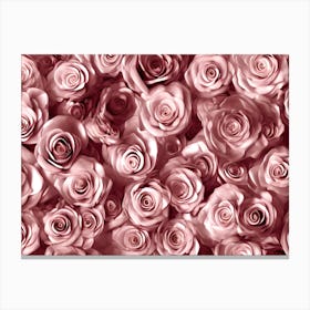 Roses Wallpaper 3 Canvas Print