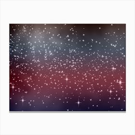 Grey And Lavender Pink Shining Star Background Canvas Print