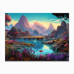 Fantasy Landscape Canvas Print