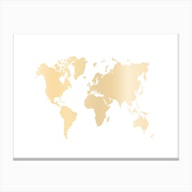 World Map 12 Canvas Print