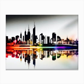 Dubai Skyline 7 Canvas Print