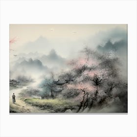 Chinese Landscape Painting 14 Canvas Print