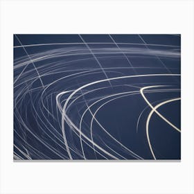 light Movement Abstract Image Canvas Print