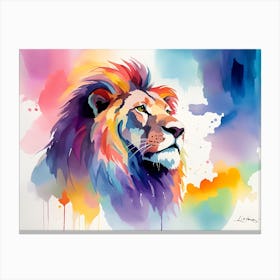 Lion Painting 44 Canvas Print