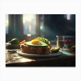 Avocado Toast 18 Canvas Print