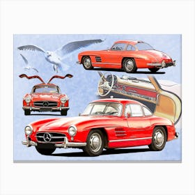 Mercedes Gullwing Canvas Print