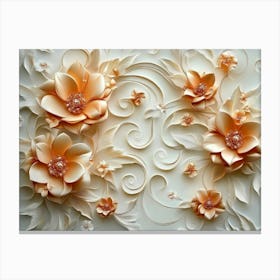 Floral Wall Art 3 Canvas Print