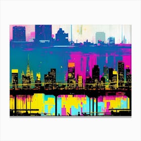 New York City Skyline 86 Canvas Print
