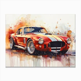 Vintage 1965 Shelby Cobra Car Canvas Print