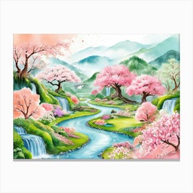 Sakura Blossoms 6 Canvas Print
