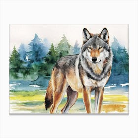 Jungle Wolf Canvas Print