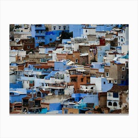 Blue City Of Chefchaouen Canvas Print