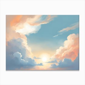 Clouds In The Sky 14 Canvas Print