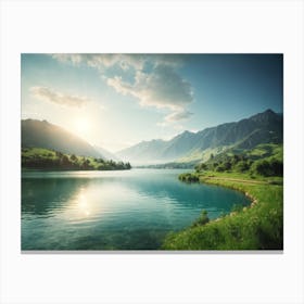 Lake of Tranquility Canvas Print