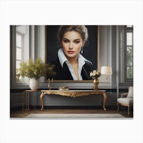 Portrait Of A Woman 3 1 Canvas Print