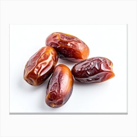 Dates On A White Background 14 Canvas Print