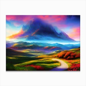 Landscape Painting 14 Canvas Print