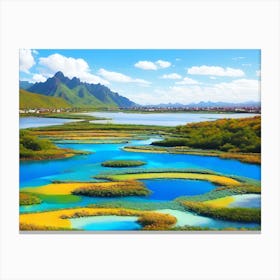 Tibetan Landscape Canvas Print