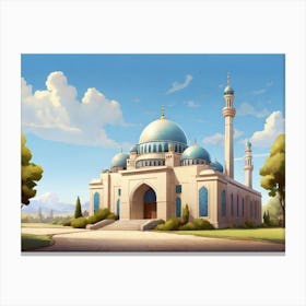 Islamic Mosque 8 Canvas Print