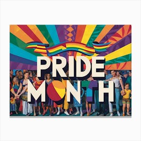 Pride Month 24 Canvas Print