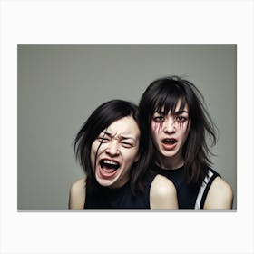 Two Asian Women Canvas Print