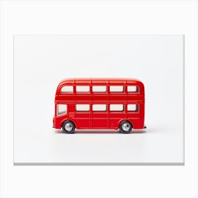 Toy Car Red London Bus 2 Canvas Print