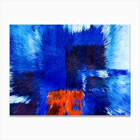 Acrylic Extruded Painting 37 Canvas Print
