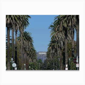 Hollywood sign Canvas Print