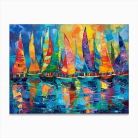 Sailboats 27 Canvas Print