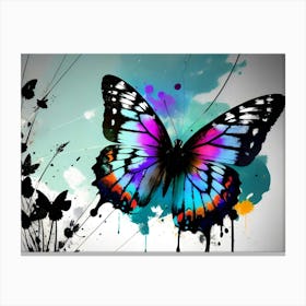 Butterfly Wallpaper 34 Canvas Print