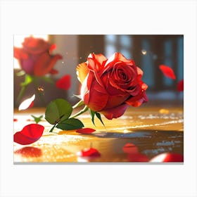 Red Roses 1 Canvas Print