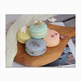 Macarons Canvas Print