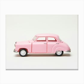 Toy Car Pink Car Canvas Print