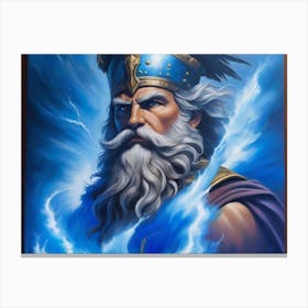 Zeus The Thunderer Canvas Print