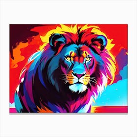 Lion Painting 29 Canvas Print