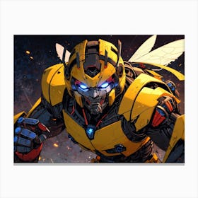 Transformers Bumblebee 4 Canvas Print