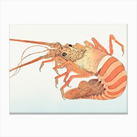 Hokusai Ukiyo-e Lobster Canvas Print