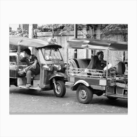 Tuk Tuk Drivers' Slow Day Canvas Print