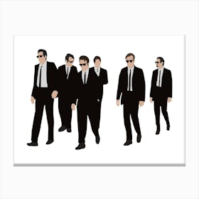 Resevoir Dogs Walking Canvas Print