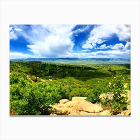 View From The Top Of A Mountain Canvas Print