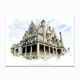 Craigdarroch Castle, Victoria, British Columbia Canvas Print