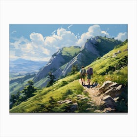 Day In The Mountains Canvas Print